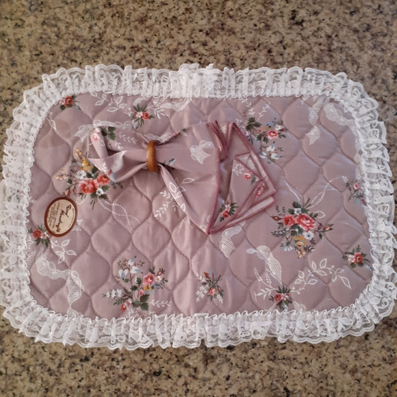 Two Vintage 50s Handcrafted Novelty Placemats - Picture 3 of 7